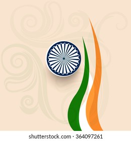 vector illustration for Republic day, Republic day India greeting or artwork. 