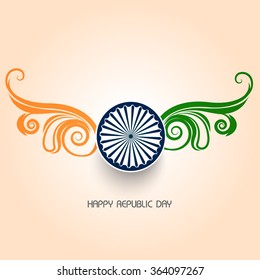 vector illustration for Republic day, Republic day India greeting or artwork. 