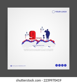 Vector illustration of Republika Srpska Republic day