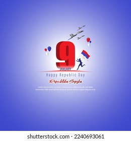 Vector illustration of Republika Srpska Republic day