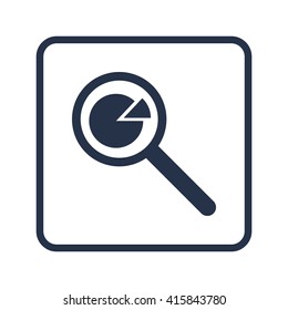 Vector illustration of research icon. Premium quality web icon.