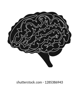 Vector illustration of research and laboratory sign. Collection of research and organ stock symbol for web.