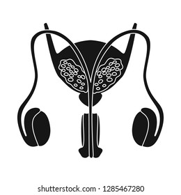 Vector illustration of research and laboratory symbol. Set of research and organ stock vector illustration.