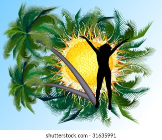 vector illustration of rest