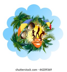 vector illustration of rest