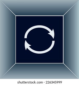 Vector illustration of restart 