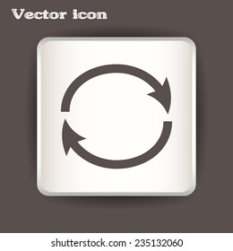 Vector illustration of restart 