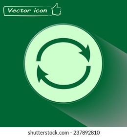 Vector illustration of restart 