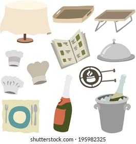 Vector illustration of a restaurant 