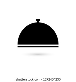 Vector illustration of a restaurant dish, simple design