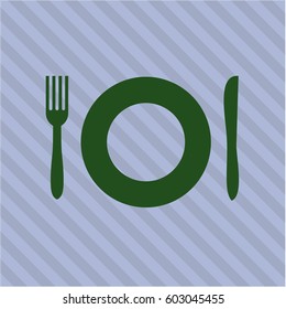 Icono vectorial de alta calidad del restaurante
