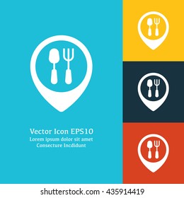 Vector illustration of restaurant icon
