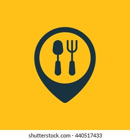 Vector illustration of restaurant icon