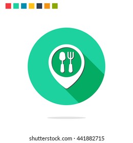 Vector illustration of restaurant icon