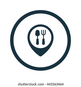Vector illustration of restaurant icon