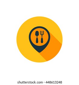 Vector illustration of restaurant icon