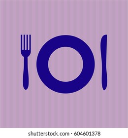 Vector illustration of Restaurant icon or symbol
