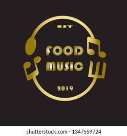 Vector illustration of restaurant logo design for restaurant logos, catering food logos and cafe badges.