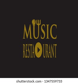 Vector illustration of restaurant logo design for restaurant logos, catering food logos and cafe badges.