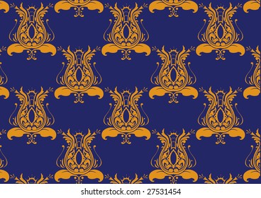 Vector illustration of retro abstract Swirl Pattern background