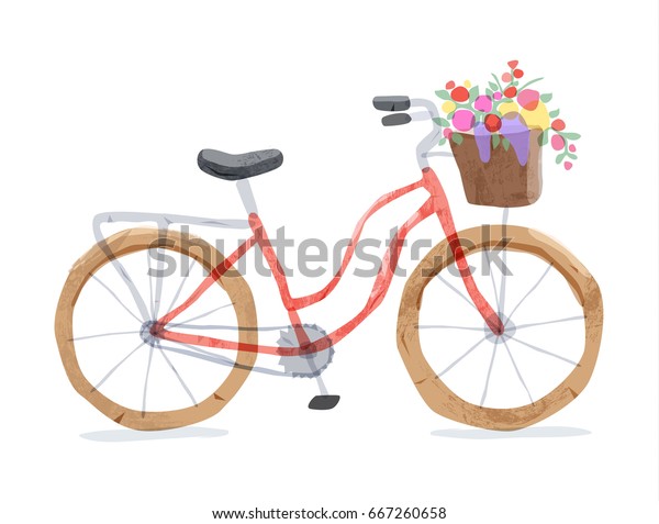 retro bike basket