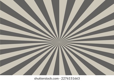 vector illustration retro brown and black sunburst background template