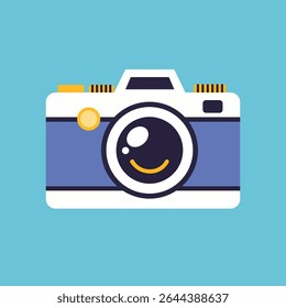  Vector illustration of Retro camera