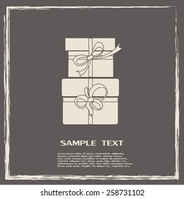 Vector illustration of retro phone