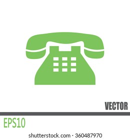 Vector illustration of retro phone