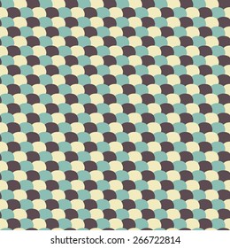 The vector illustration of retro seamless pattern