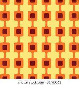 Vector illustration of a retro style wallpaper