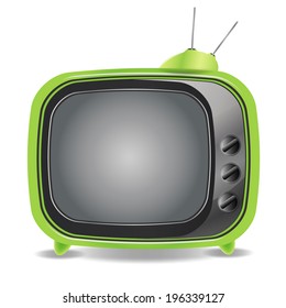 vector illustration of retro TV