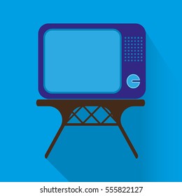vector illustration of retro TV
