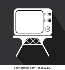 vector illustration of retro TV