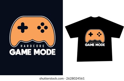  vector illustration of a retro video game t-shirt