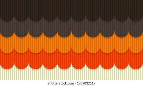vector illustration of retro Vintage waves color background template