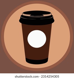 Vector illustration of Reusable Coffee Cup