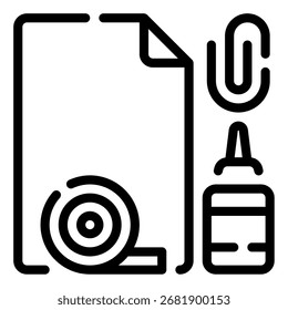 Ilustración vectorial de una bolsa de compras reutilizable con materiales vegetales.