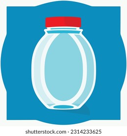 Vector illustration of Reusable Water Bottle