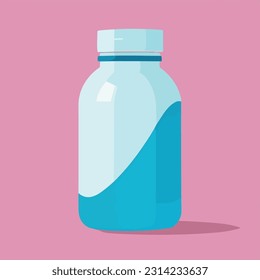 Vector illustration of Reusable Water Bottle