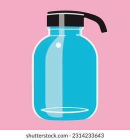 Vector illustration of Reusable Water Bottle