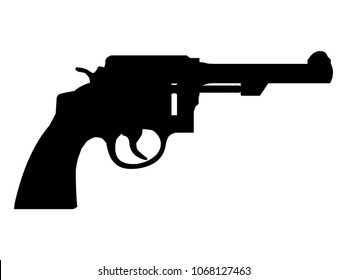 Vector illustration of a Revolver
