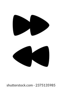 Ilustración vectorial de los iconos de los botones rebobinados y rápidos en el fondo blanco.