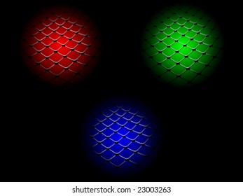 vector illustration of RGB colors