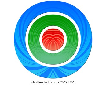 ilustración vectorial de colores RGB