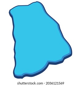 vector illustration of Rhode Island map