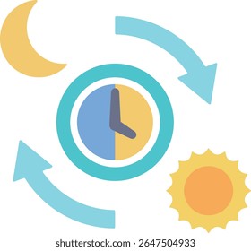 Ilustração vetorial do ritmo de vida