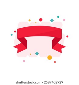 Vector illustration of a Ribbon.