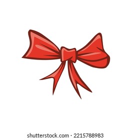 vector illustration of ribbon for accessories, birthday, christmas theme