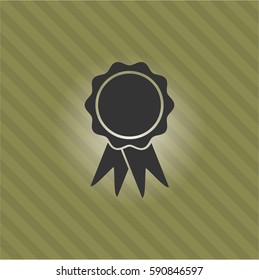 Vector Illustration of Ribbon icon in Gray
